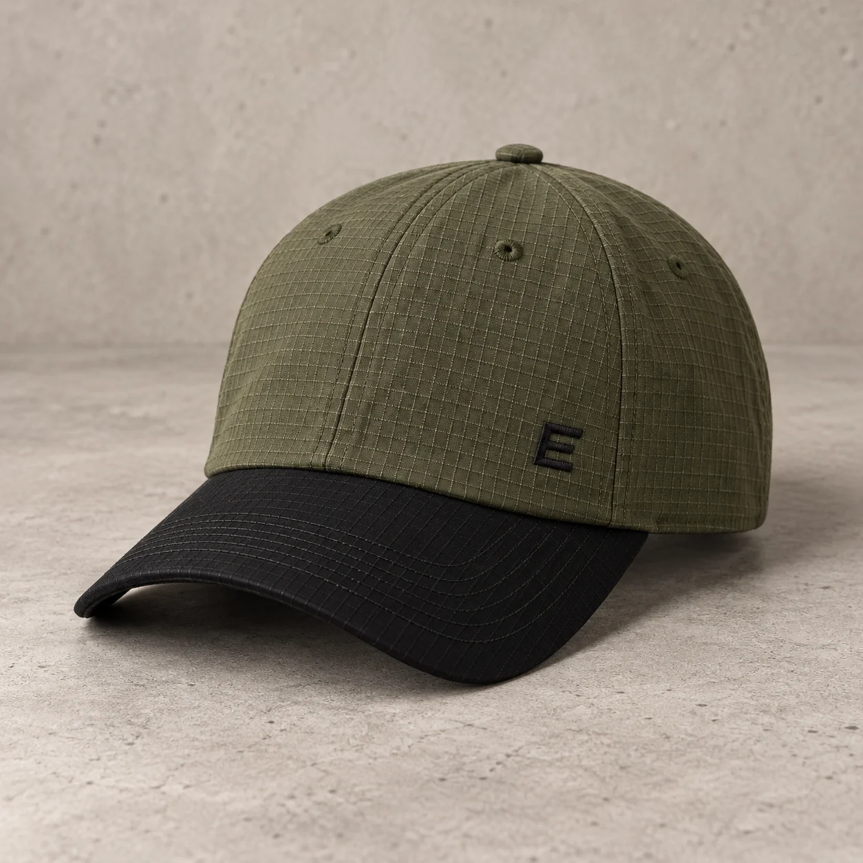 Olive / Black Disrupt Ripstop Cap